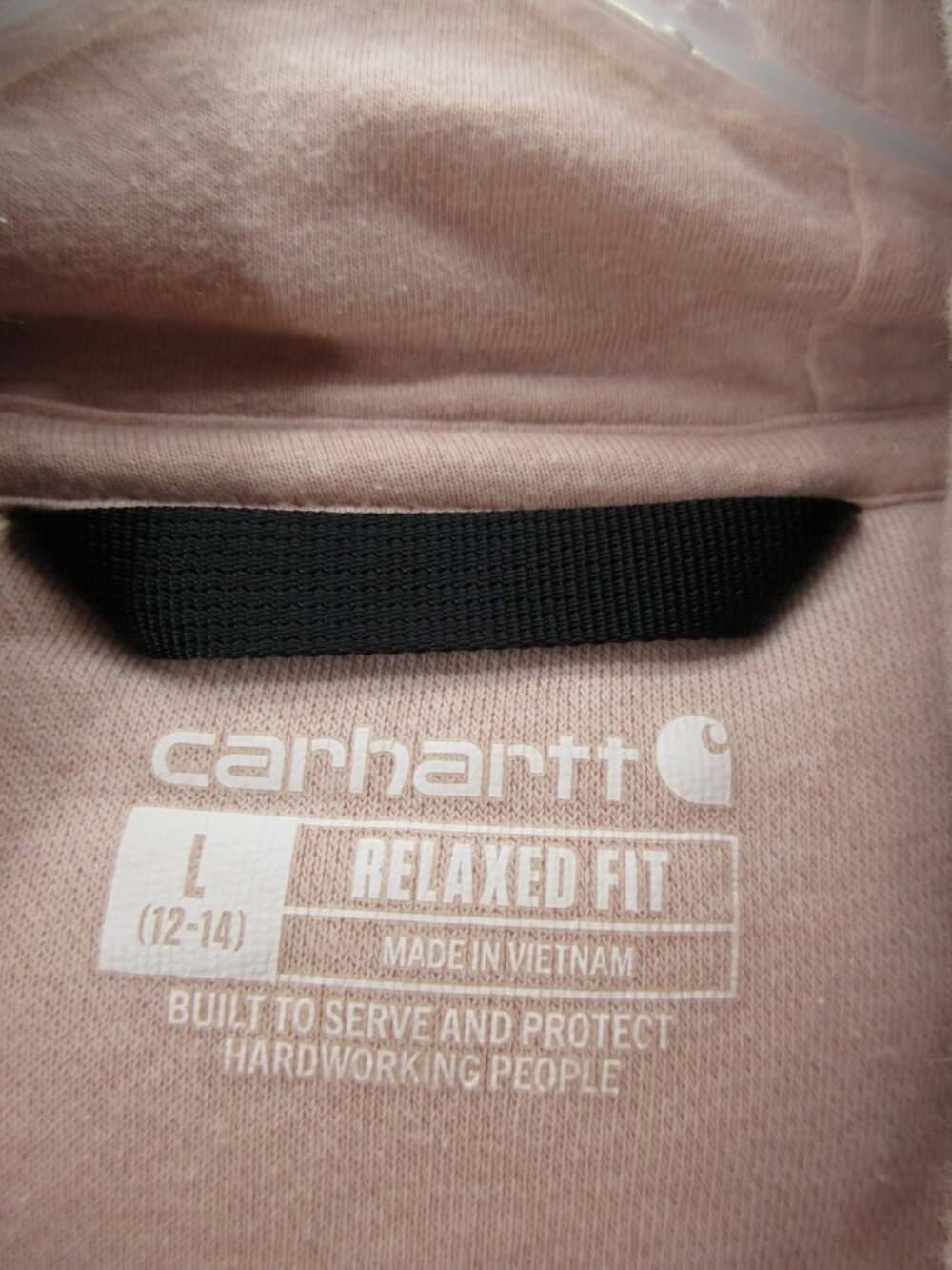 Carhartt Sweatshirt Large Relaxed Fit Hoodie Pullover Athleisure - Picture 10 of 12